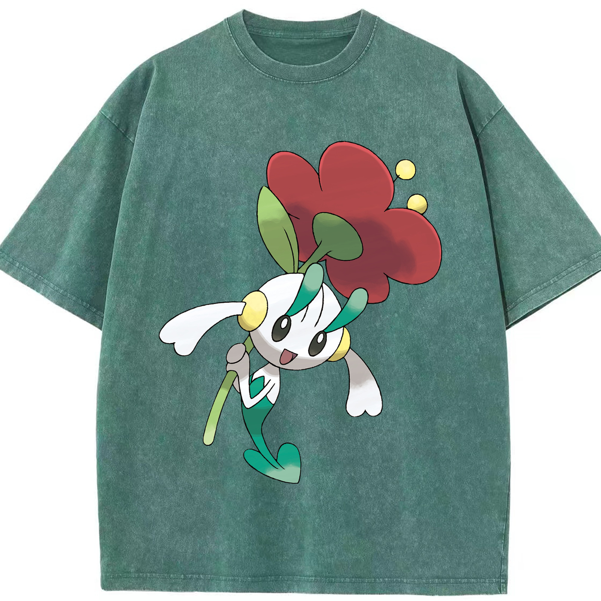 （画像用） ポケットモンスター Pokémon 綿100% ヴィンテージ風 半袖Tシャツ（フロントプリント）